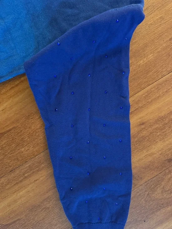 Disneyland Cinderella 75th Anniversary Sweater L Women Disney Park Memorabilia - Picture 6 of 8